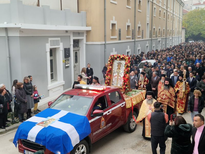 Η εορτή της Αγίας Βαρβάρας στη Δράμα